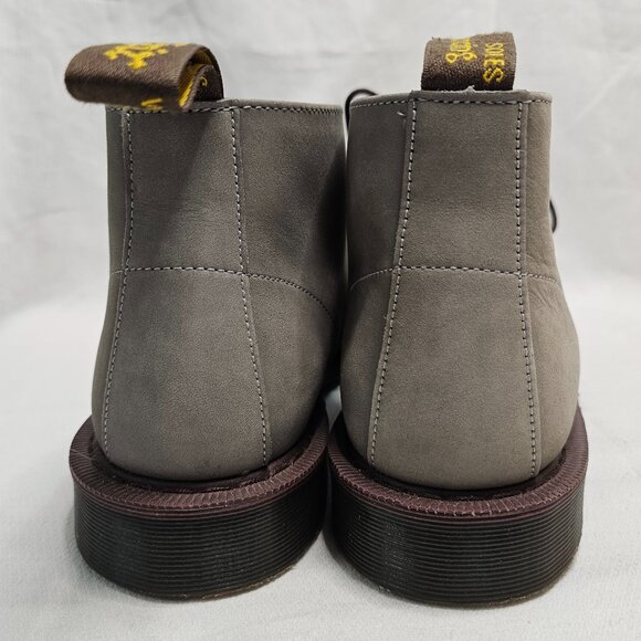 DOC DR. MARTENS OVERSTONE Boots Gray Ankle Chukka Unisex US Men 9 Women 10 main image 6